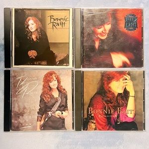 Set of 4 Bonnie Raitt CDs